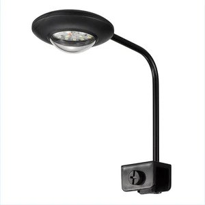 LED Clip-On Aquarium Light Color Changing UFO Style Plant Grow Light with Lens for Small Fish Tanks Aquascaping