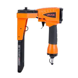 13 Gauge Pneumatic Stapler for Carton Closing 1-3/8 Inch Crown 5/8-3/4 Inch Length Depth-Adjustable 70-120 PSI Air Staple Gun
