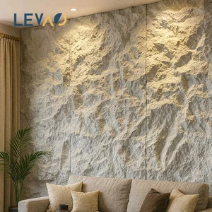 PU Stone Polyurethane Artificial StoneArtificial Stone Veneer Sheets Exterior Wall Design Faux Culture Rock Polyurethane Panels