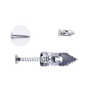 Hot Sale Plasterboard Fixings New Hammer Drive With Chipboard Screw Anchor Metal Plug Zinc Plated High Quality China Factory