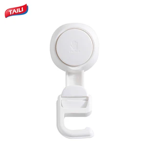 Household 5KG Load Bearing Mop and Broom Holder Flat Wall Mount Tool Vacuum Suction Cup Rack Mop Holder