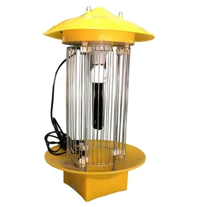 Solar Powered Insect Killer Lamp, Outdoor Pest Control Bug Zapper for Garden Farm Orchard