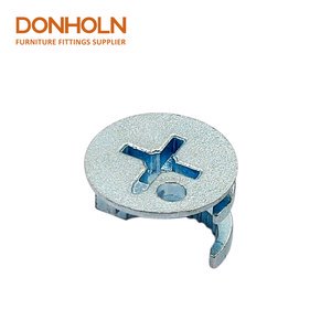 CC1610 Best Selling 15mm Furniture Fasteners Folding Table Zinc Alloy Screws Cams Eccentric Fasteners Joint Connector