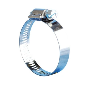 Carbon Steel/ Stainless Steel Worm Gear Hose Clamps Zinc Plated Worm Screw Clamp Zincado Abracadeira