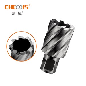 High-Speed Steel HSS Tin-Coated Annular Drill Bit Set Magnetic Steel Shank Effective For Welding Circular Cutting Plastic Steel