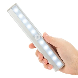 Kitchen Wardrobe Cupboard Cabinet Lighting 4A Battery Powered Motion Sensor Led Under Cabinet Light
