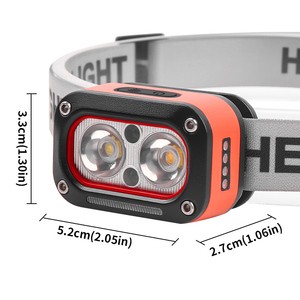 Motion Mini Rechargeable Sensor Cob Headlamp LED Headlight Waterproof Work Light Outdoor Hiking Search Light Fishing Head Light