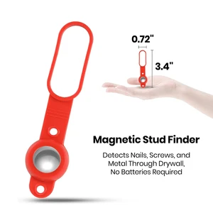 Magnetic Stud Finder with Lid No Batteries Wall Scanner Detects Metal in Drywall Wood Plywood Paneling Ceramic Tiling