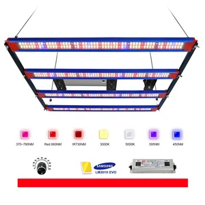 Aluminum Alloy Plant Growth Light Dimmable Led Grow Light Imitate Sunlight Promote Plant Growth Full Spectrum 240W Grow Light