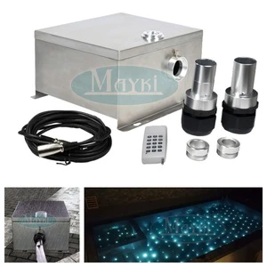Color Changing DMX LED Fiber Optic Lights Outdoor Waterproof LED Fiber Optic Lighting Engine for Swimming Pool