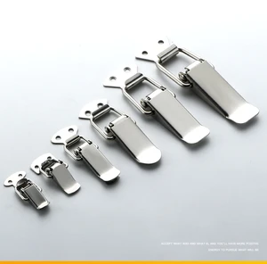 Heavy Duty Galvanized Carbon Steel Toggle Latch Spring Toggle Latch for Tool Box Adjustable Buckle Iron Bag Packed