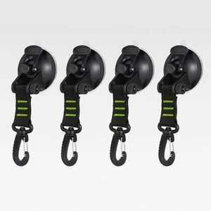 Car Tent Suction Cup Hook Camping Travel Suction Cup Hook Tie-Down Accessories Car Awnings Tarps 360 Rotation Suction Cup