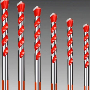 Multi-Functional Triangle Drill Bit Set for Glass Ceramic Tile Concrete Brick Metal Wood-Hole Opener for Various Materials