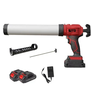Professional 20V Cordless Electric Caulking Gun Industrial Grade with 2 Batteries and 1 Charger