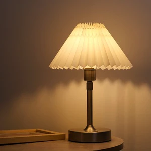Fabric Atmosphere Night Light Adjustable Height Hotel Bedside Home Decor Table Lamp USB Rechargeable Wireless Desk Lamp