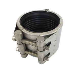 High Pressure Smooth Pipe Repair Clamp Split Sleeve for Water Duct Pipe Fittings