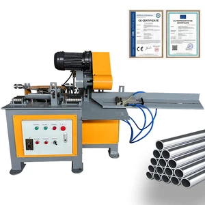 E Certified Pipe Cutting Machine Pneumatic Feed Roll Cutting Pipe Machine High Precision Metal Tube Cutter