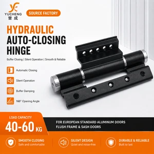 High Quality Aluminum Hydraulic Hinges Soft Self Closing Hydraulic Door Hinge for Door