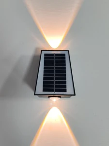 Solar Garden Lamp Solar Wall Light LED Waterproof Outdoor Lighting New Style up and Down Wall Lamp Solar Wall Lantern Outdoor