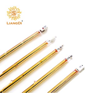 LIANGDI 5000H Vertical & Horizontal Gold Coated Halogen Tube for Infrared Heating Lamp Replacement Heating Element