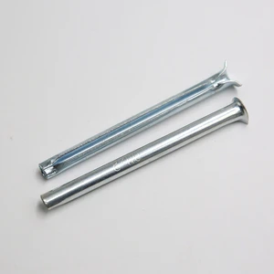 GB873 Carbon Steel Flat Head Semi Hollow Rivets Fastened Stock with Standard Adaptation
