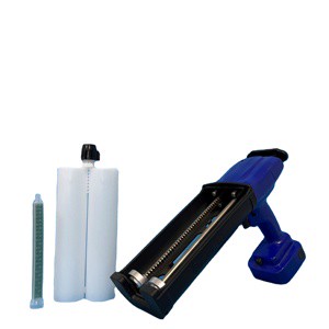 400ml 1:1 Dual Epoxy Cordless Gun Dual Component Adhesive Cartridge Applicator Battery Dispenser Caulking Gun