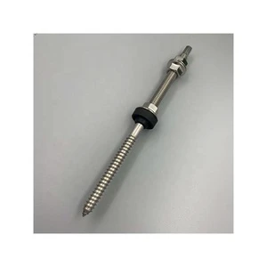 AS Photovoltaic Solar Tin Roof 250Mm Wood Thread Hanger Bolt Waterproof Solar Fastener