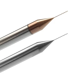 Longjing Micro Drill DC166 Coated 0.1-0.19 Tungsten Steel Drill Bit CMD Hard Alloy Processing Copper Aluminum Plastic