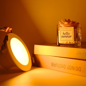 7W Led Round Downlight Amber Down Lights Led Ceiling Light Recessed Downlight/led Down Light/down Lights Led Downlight