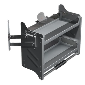 For Modern Multi-Function Hydraulic Pull Down Shelf Upper Kitchen Wall Cabinet Storage Hanger Elevator Lifting Basket Cabinets