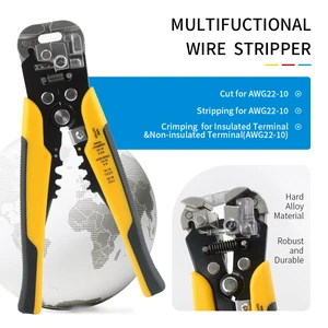 3 In 1 Self Adjusting Cutter Crimping Tool Wire Stripping Tool Wire Stripper Pliers Automatic Wire Stripper
