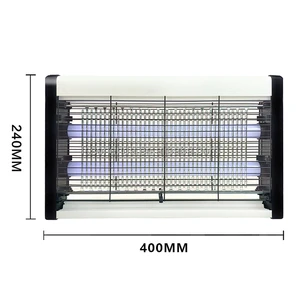 8W Electric Bug Zapper Blue UV Light Flying Insect Mosquito Fruit Fly Moth Fungus Gnat Garage Catcher Shocker for Farm Use