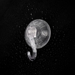 Strong Adhesive Suction Cup Hook Eco-friendly Wall-Mounted Bathroom Kitchen Wardrobe No Drill Removable Adjustable