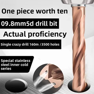 Carbide Drill Bits Feature High Hardness, High Wear Resistance and High Temperature Resistance.