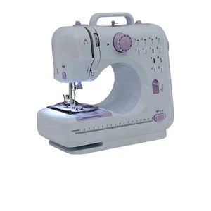 Household Sewing Machine Small Machines With Night Light Overlock for Home Electric Suit Beginner Pedal DIY Fabric