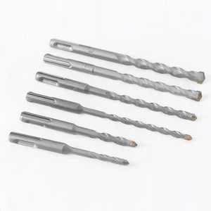 Four-hole Electric Hammer Drill Bit, Flathead Drill Bit, Mainly Used for Drilling Brick Walls and Ordinary Concrete.