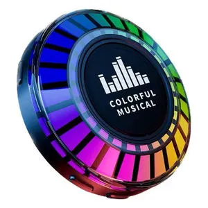 Smart Bt Speaker 2024 New Arrival Portable Ambient Light Design LED BT Speaker Sounds Change with Something Music Speaker Lamp