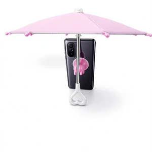 Suction-cup Plastic Phone Umbrella Mount Summer Use Sunshade Anti-glare Phone Mount
