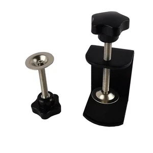 Zinc Plated Nickel Plated Metal Steel Adjustable Screw For Table Desk Clamp