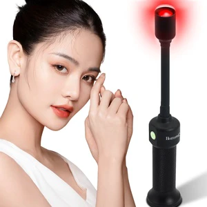 Red Light Lamp Near Infrared Light Torch for Body 660nm 850 nm Red LED Flash Light with Timer for Body Face Knee Nose and Mouth