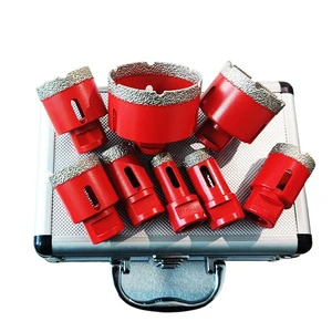 M14 5/8-11 6mm To 130mm Tile Rock Granite Marble Ceramic Concrete Hole Saw Kit Diamond Core drill bit Sets For Use Angle Grinder