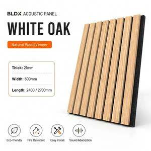 Acoustic Panels Soundproof MDF Wood Slat Wholesale Bulk OEM Factory