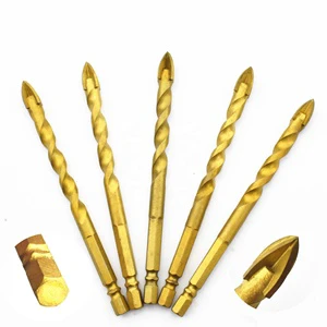 10pcs 3/4/5/6/8/10/12mm Hex Shank Carbon Steel Multi-function Drill Bit