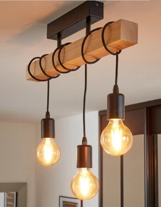 Factory Modern Style Series Villa Middle Home Living Room Indoor Wooden Spot Metal Ceiling Mounted Wall & Pendant Light