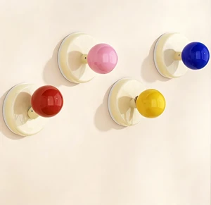 Reusable Eco-Friendly Stainless Steel Adhesive Hook No-Drill Dopamine-Enhanced Modern Convenient Suction Cup Storage Hook