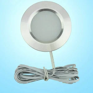 3W Aluminium Display Cabinet LED Light Warm White Decorative Lighting Water Resistant Industrial Design Brushed Finish DC12V