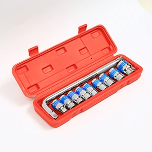 Factory Direct Professional 10PC Socket Wrench Set with 1/2 Inch Drive and Quick Release Function for Automotive Repair