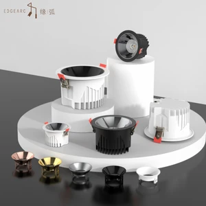 Professional Supplier Indoor Home Bedroom Downlight Recessed Mounted Aluminum Down Light Fixture
