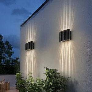 LED Wall Lamps Outdoor Waterproof IP65 Garden up Down Wall Lamp Indoor Fashion Wall Lamp for Bedroom Living Room Stairs AC220V