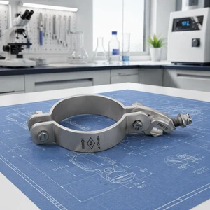 Heavy Duty High Load Carbon Steel O Type Pipe Clamp for Fire Sprinkler Engineering